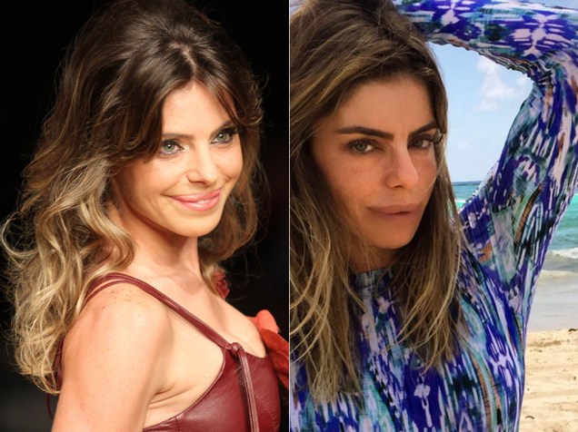 A boca de Daniela Cicarelli: antes e depois