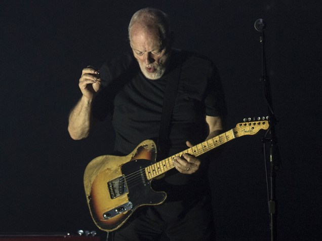 David Gilmour se apresenta na turnê de lançamento de seu mais recente álbum Rattle That Lock no Allianz Parque em São Paulo
