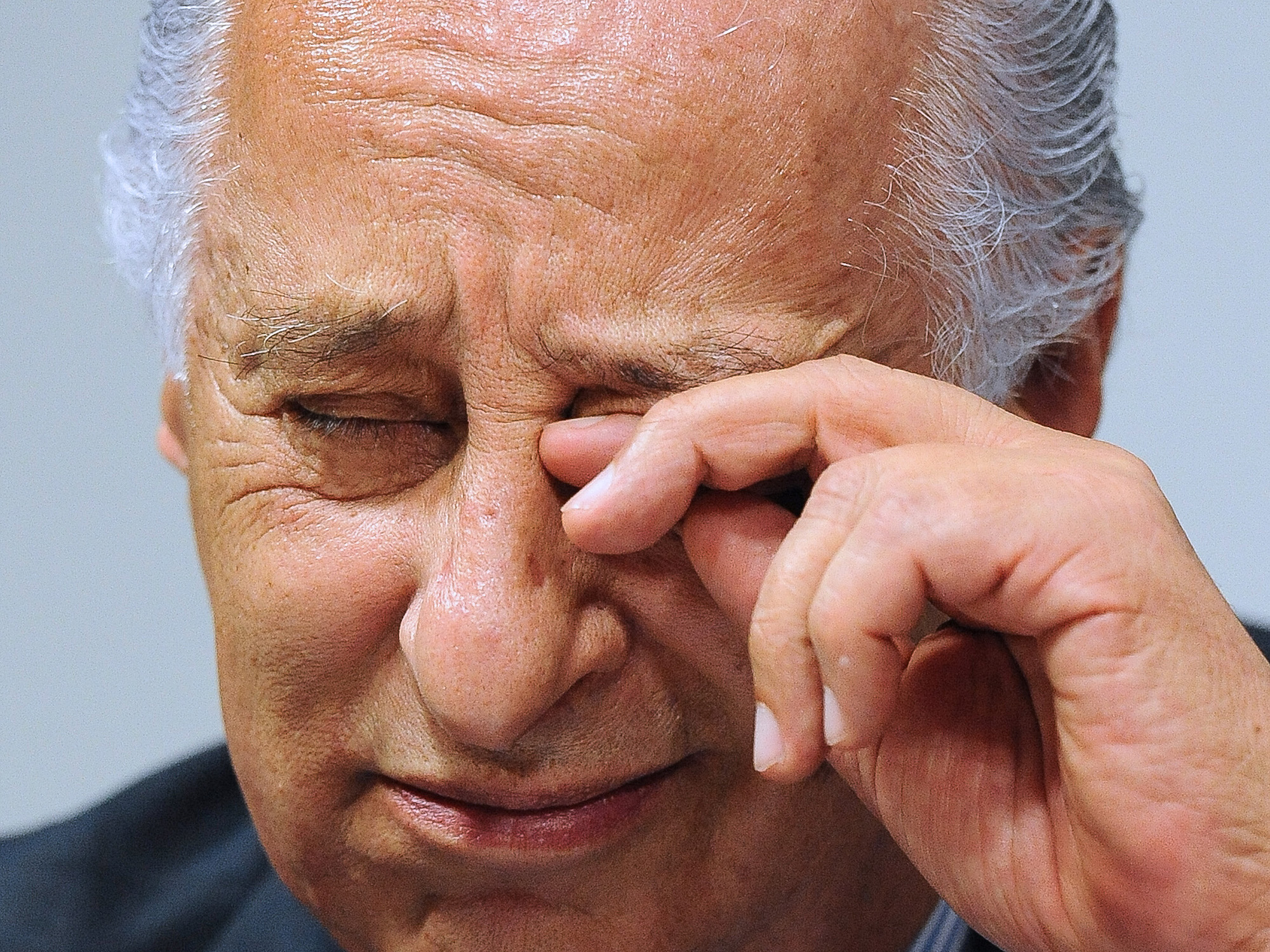 O presidente licenciado da CBF, Marco Polo Del Nero, presta depoimento à CPI do Futebol em Brasília (DF) - 16/12/2015