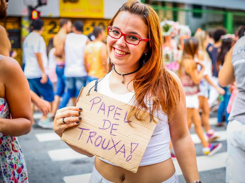 O Bloco do Desmanche desfilou da Rua Augusta até o Vale do Anhangabaú, na região central de São Paulo, neste domingo (07)