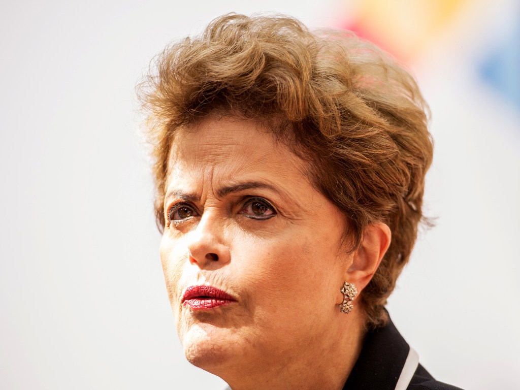 A presidente Dilma Rousseff, durante o segundo dia da cúpula entre a UE e a Celac, em Bruxelas, Bélgica