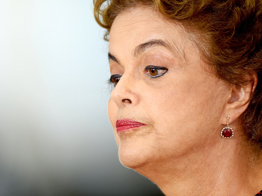 Presidente Dilma Rousseff em coletiva de imprensa em Brasília (DF)