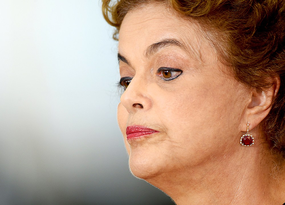 Presidente Dilma Rousseff em coletiva de imprensa em Brasília (DF)