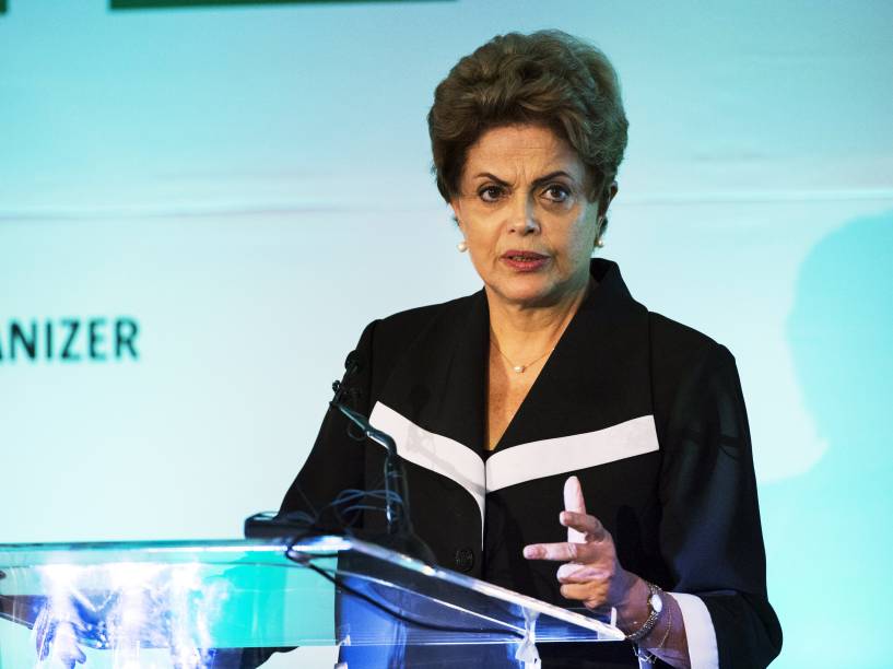<p>A presidente Dilma Rousseff durante encontro com empresários do setor produtivo, em Nova York</p>