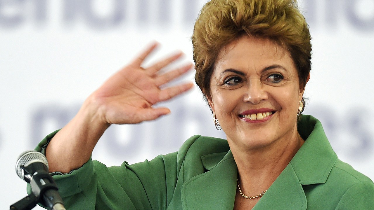 A presidente Dilma Rousseff durante a cerimônia de inauguração de unidade da Casa da Mulher Brasileira, para acolher a população feminina em situação de vulnerabilidade, em Brasília (DF), nesta terça-feira (2)