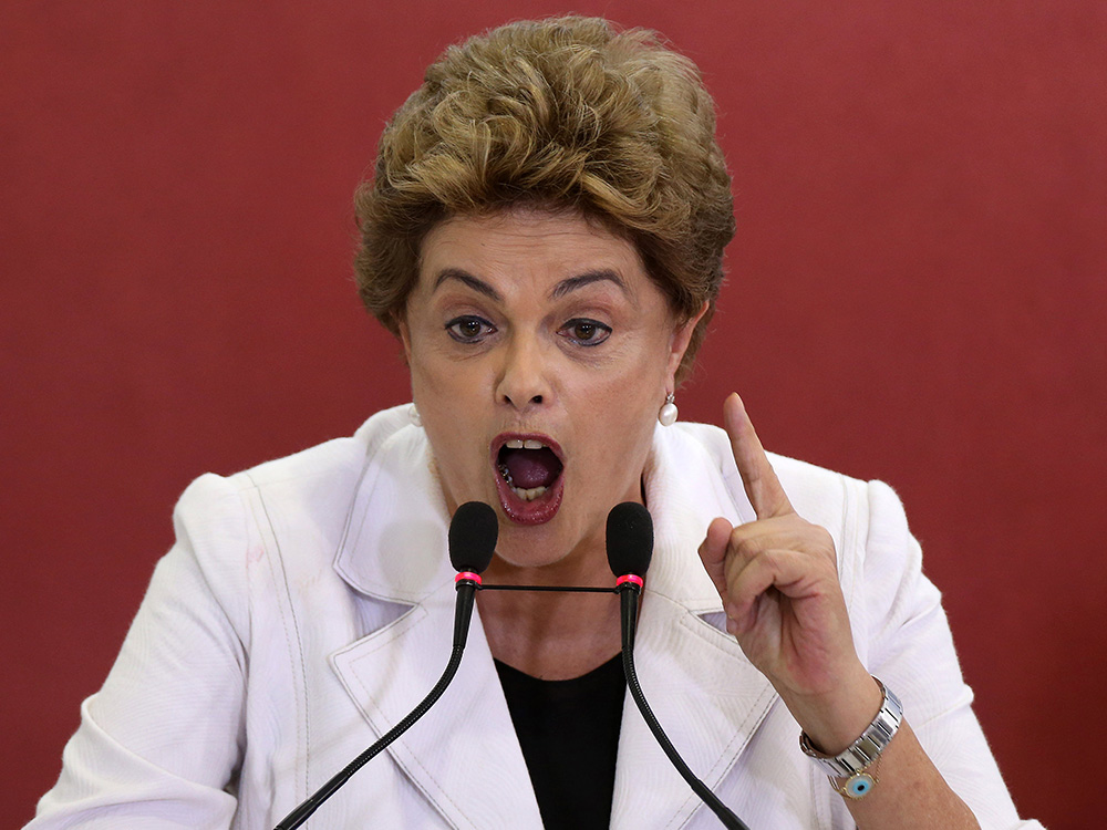 A presidente Dilma Rousseff no Palácio do Planalto