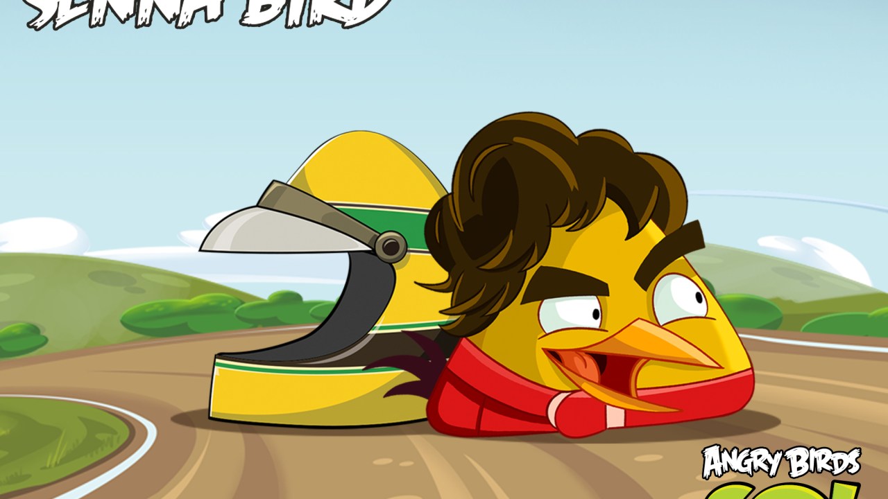 Ayrton Senna é homenageado em "Angry Birds Go!"