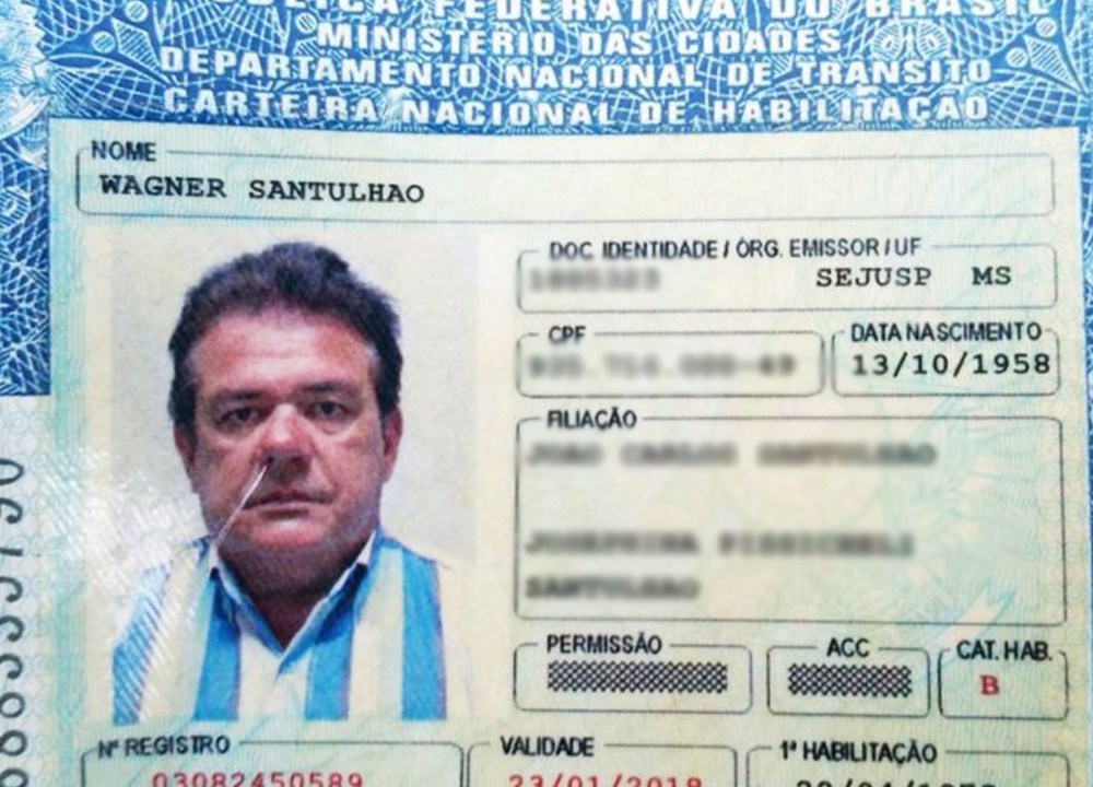 O brasileiro Wagner Santulhão, de 56 anos, morto pela polícia na cidade de Loma Alta a cerca de 113 quilômetros de Santa Cruz de la Sierra
