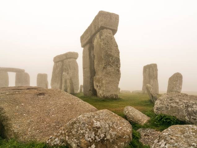 <p>O monumentoe Stonehenge, em Salisbury, Inglaterra, considerado patrimônio mundial da Unesco, fica a menos de três quilômetros do recém-descoberto "Super-henge"</p>