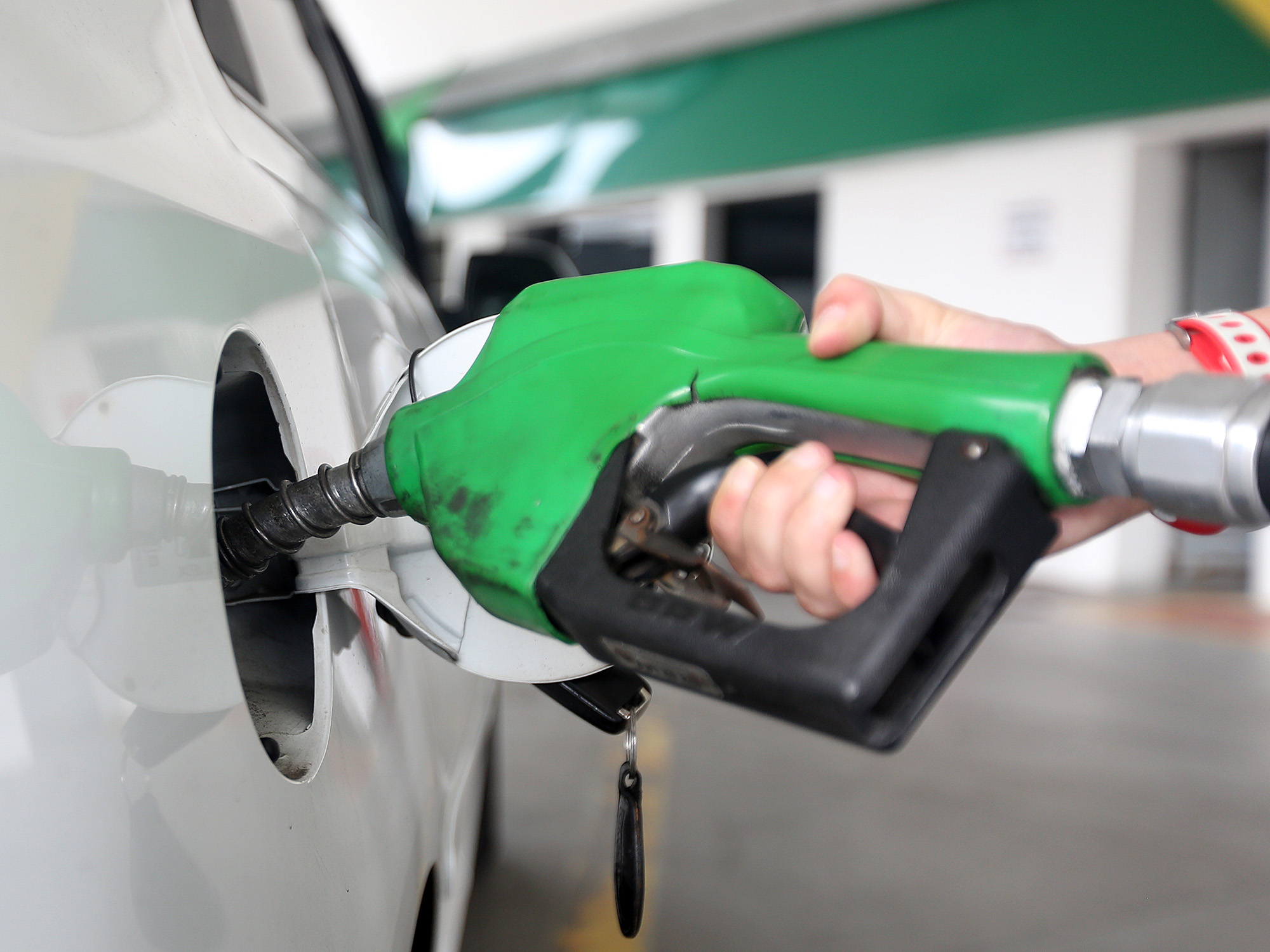 Consumo em posto de gasolina