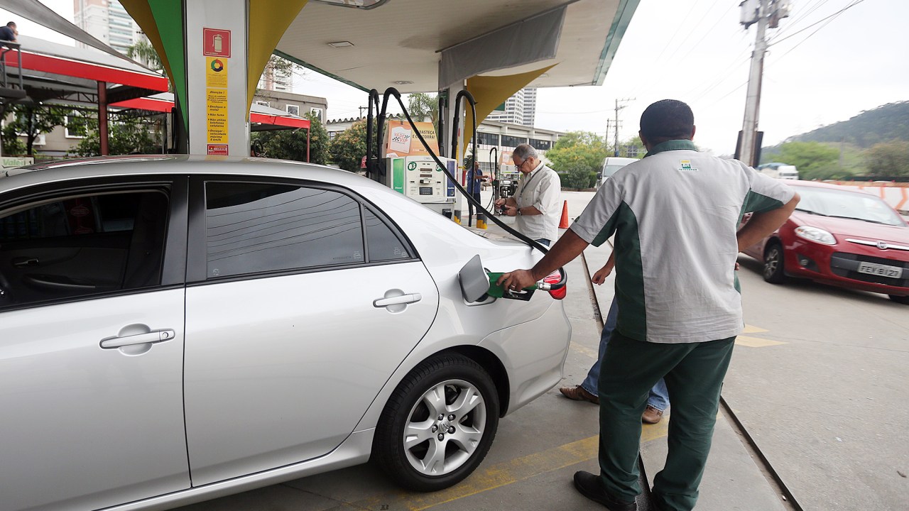 Consumo em posto de gasolina da Petrobras