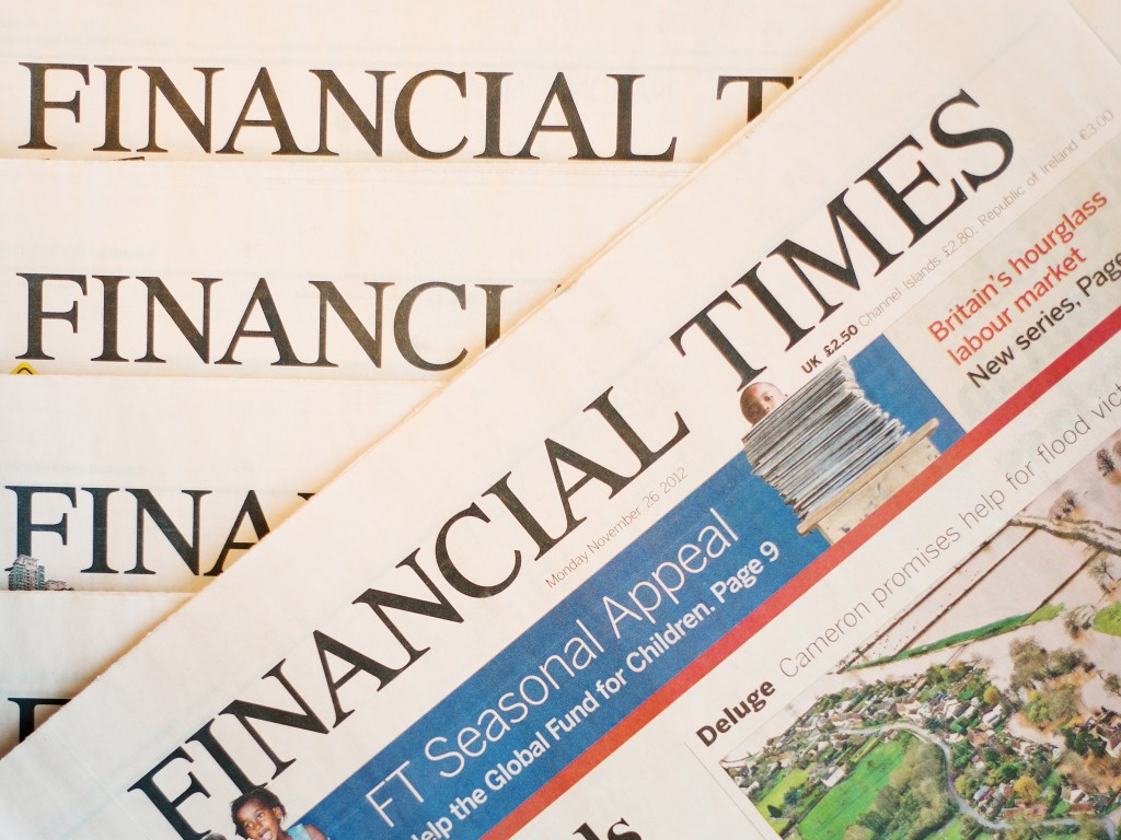 Financial Times foi lançado em 1888. Atualmente, somando assinaturas digitais e impressas, tem uma circulação de 720.000 exemplares