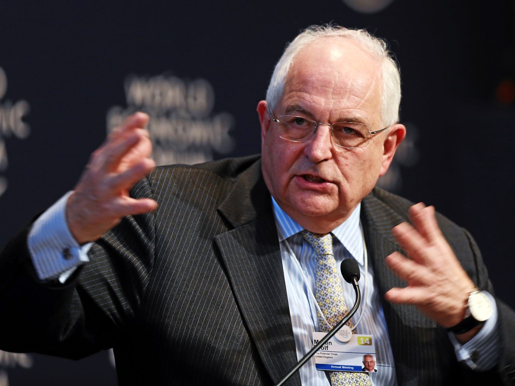 Martin Wolf, comentarista-chefe de Economia do Financial Times