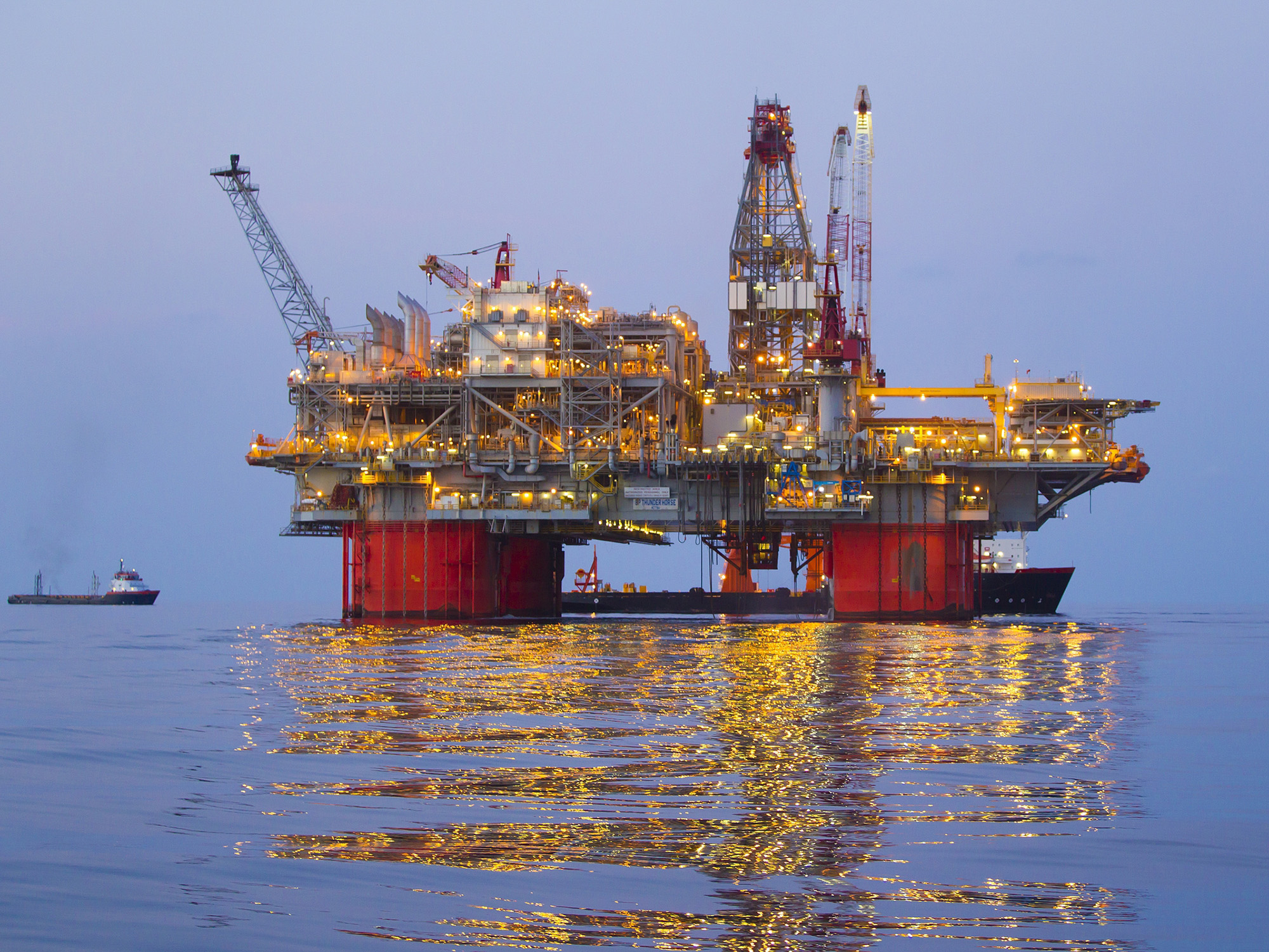 Plataforma Thunder Horse, da BP no Golfo do México