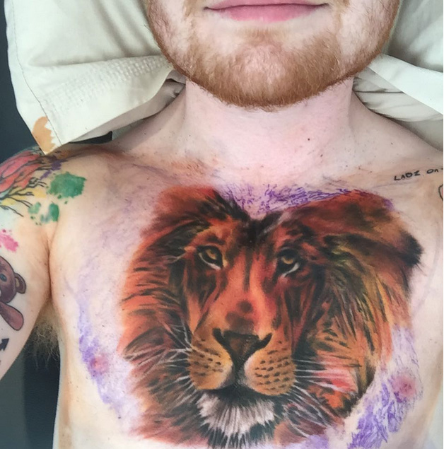 Tatuagem de Ed Sheeran
