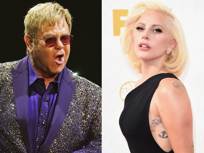 Elton John e Lady Gaga
