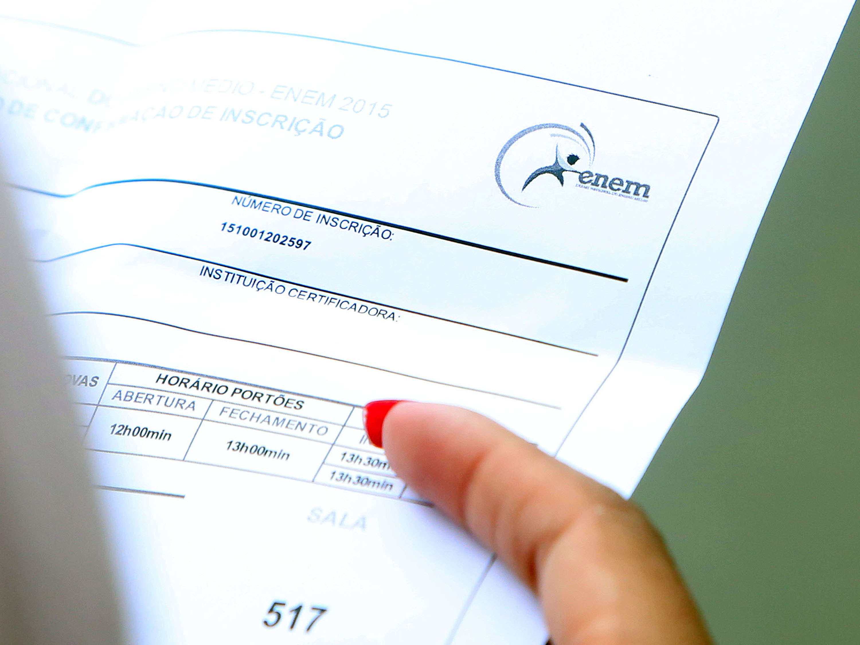 O Enem 2015 teve mais de 7,7 milhões de inscritos