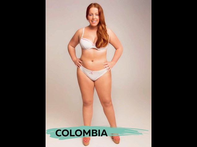 O corpo feminino ideal para a Colômbia