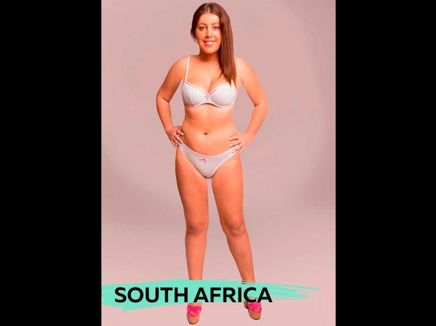O corpo perfeito de acordo com os padrões de beleza da África do Sul