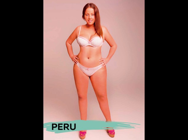 Corpo feminino ideal para o Peru
