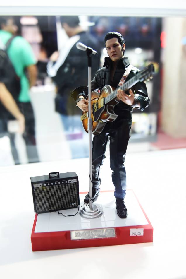 Réplica de Elvis Presley é exposta durante a Comic Con Experience 2014, em São Paulo