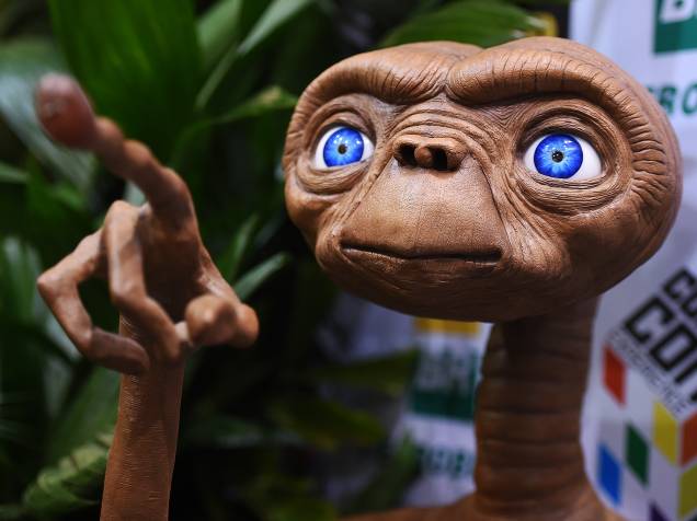 Boneco do E.T. durante a Comic Con Experience 2014 em São Paulo