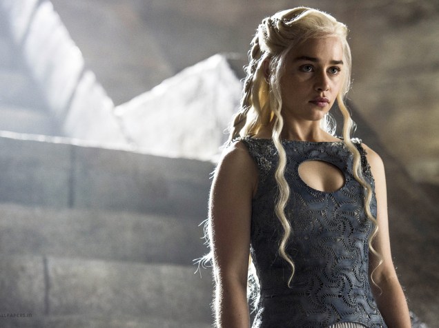 Daenerys Targaryen (Emilia Clarke) em episódio da série Game of Thrones
