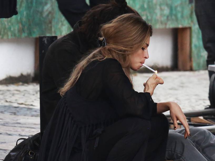 Grazi Massafera grava cenas ‘se drogando’ na novela ‘Verdades Secretas’ da Globo, na Barra da Tijuca, Rio de Janeiro