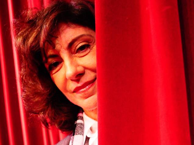 Marília Pêra durante o ensaio do musical Gloriosa em 2009