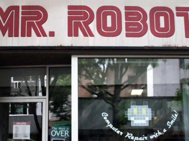 Cena da série Mr. Robot
