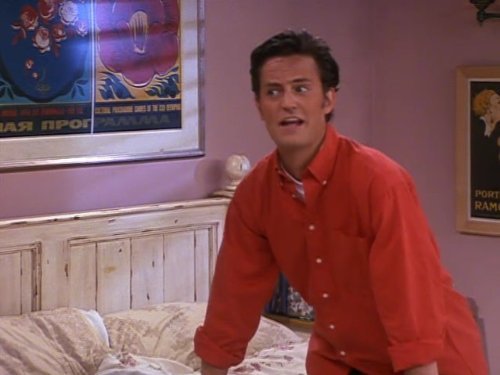 Chandler (Matthew Perry) na série Friends