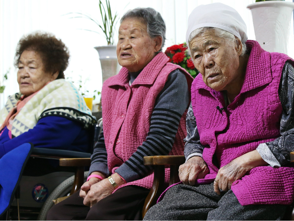 Sul-coreanas que foram forçadas pelos japoneses a se prostituir durante a II Guerra