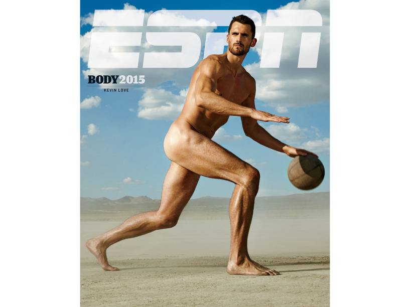 Capa da ESPN Body Issue, com o atleta Kevin Love do Cleveland Cavaliers, da NBA