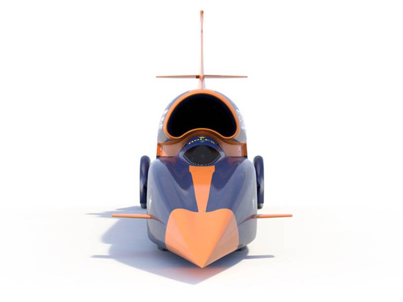 O veículo supersônico Bloodhound SSC