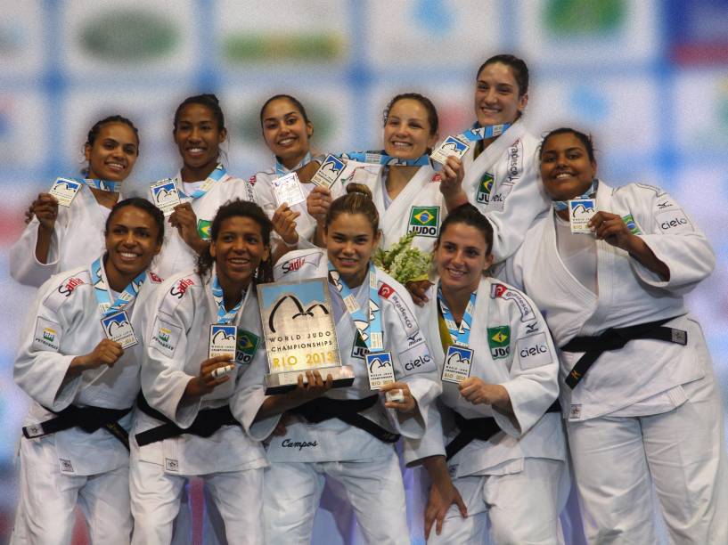 A seleção feminina teve o melhor desempenho nas provas individuais do Mundial de 2013, no Rio