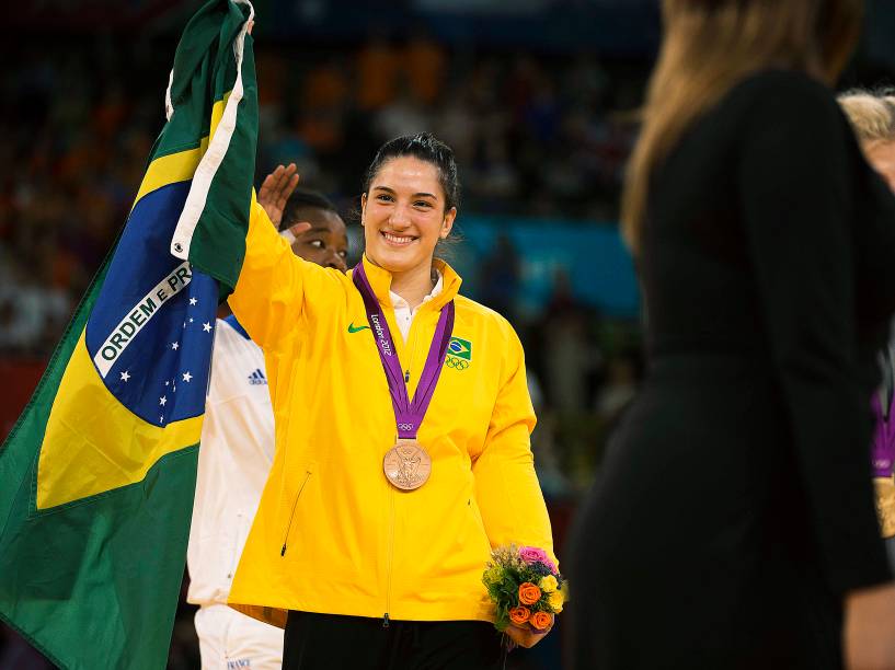 Nos jogos de Londres, Mayra só perdeu na semifinal e voltou para casa com a medalha de bronze