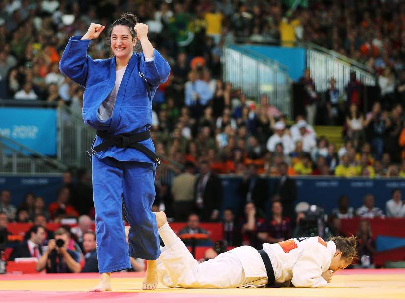 Nos jogos de Londres, Mayra só perdeu na semifinal e voltou para casa com a medalha de bronze