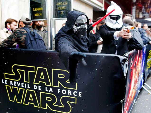 Pré-estreia de Star Wars: O despertar da força em Londres, nesta quarta (16)