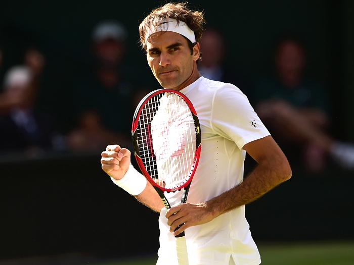 Roger Federer venceu Andy Murray por 3 sets a 0 e vai em busca de seu oitavo título em Wimbledon