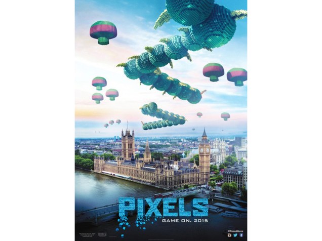 Cartaz de divulgação do filme Pixels