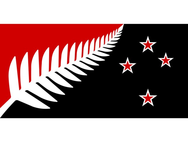 Os modelos finalistas para concurso que vai eleger a nova bandeira da Nova Zelândia