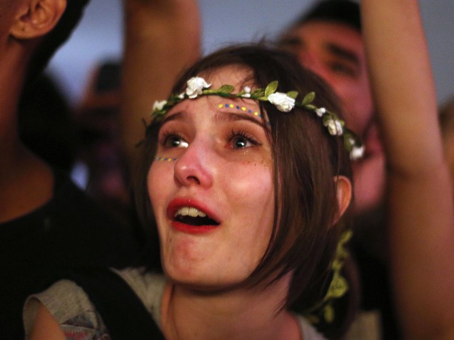 Público durante apresentação da banda Florence and The Machine no segundo dia do Festival Lollapalooza Brasil 2016
