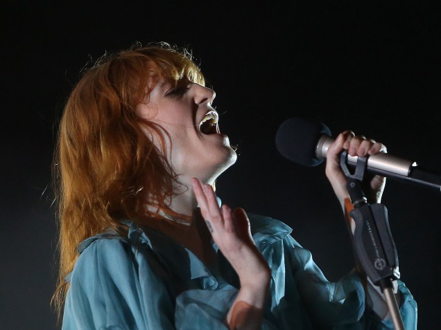 Apresentação da banda Florence and The Machine no segundo dia do Festival Lollapalooza Brasil 2016