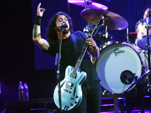 O grupo Foo Fighters apresentou seu oitavo disco de estúdio, "Sonic Highways", em show no estádio do Morumbi, na noite desta sexta-feira (23)