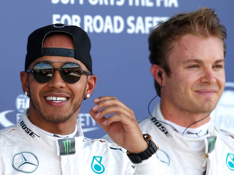 Lewis Hamilton após classificatório em Silverstone, na Inglaterra
