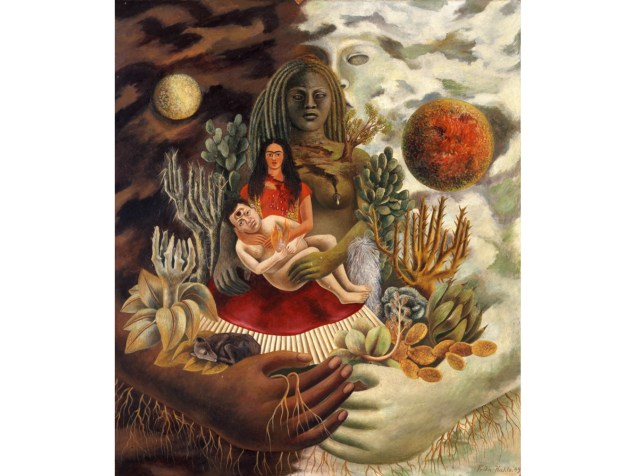 Frida Kahlo, El abrazo de amor del Universo, la Tierra, México, Diego, yo y el señor Xólotl, 1949
