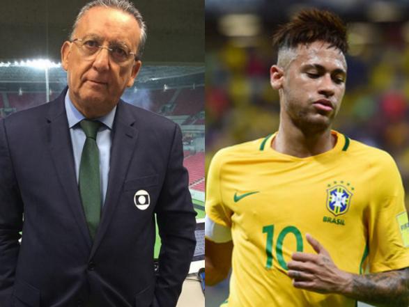 Neymar e Galvão Bueno