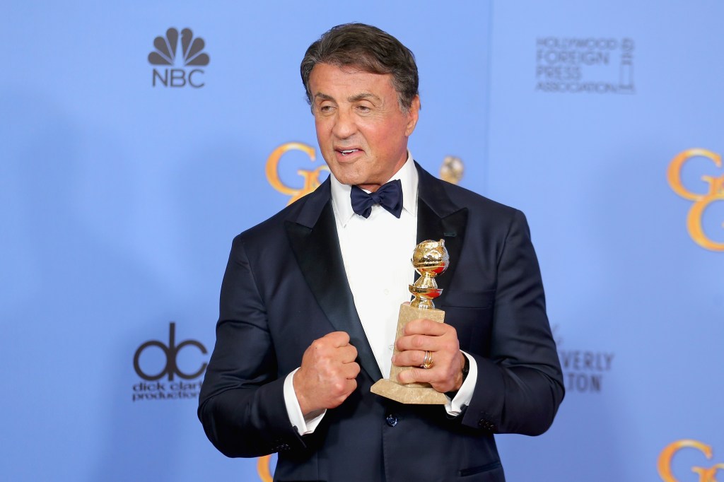 Sylvester Stallone ganhou o Globo de Ouro de melhor ator coadjuvante