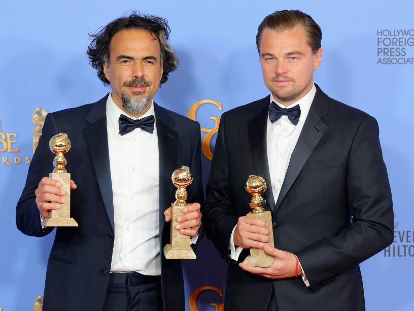 Alejandro González Iñárritu e Leonardo DiCaprio vencedores por O Regresso