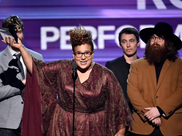 Alabama Shakes na 58ª edição do Grammy, premiação que elege os melhores da música internacional, que acontece nesta segunda-feira (15)